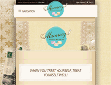 Tablet Screenshot of macarooz.com